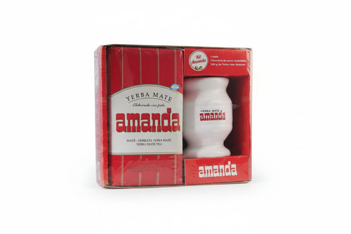 Amanda Startsett Ceramic med keramisk matekopp og bombilla