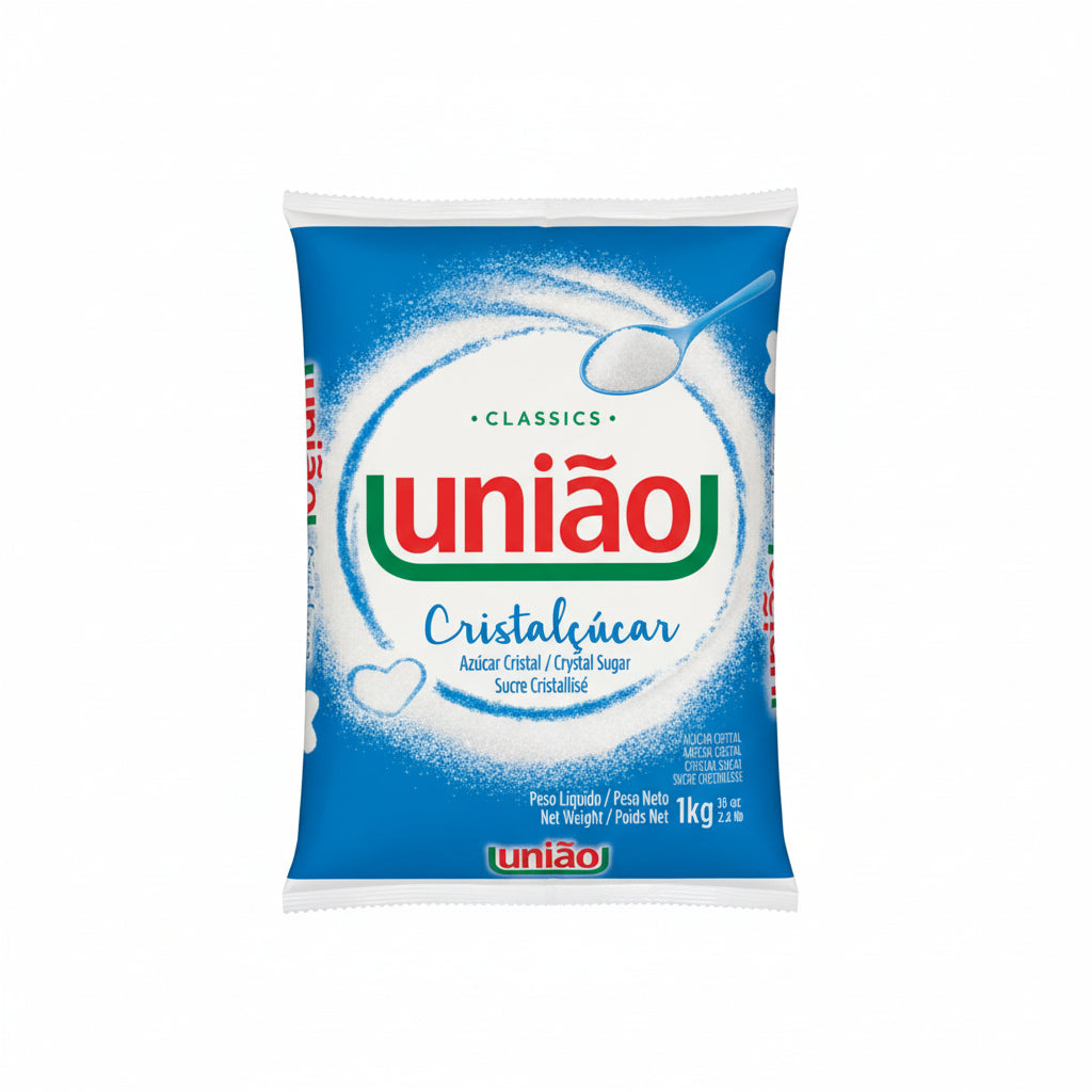 União Krystallrørsukker 1kg - produktbilde