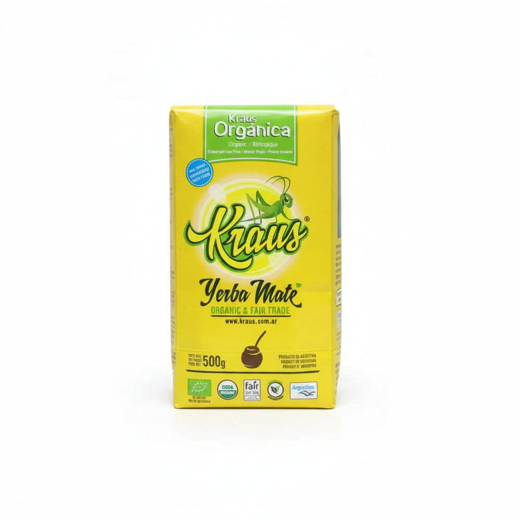 Kraus Økologisk  Yerba Mate 500g - produktbilde