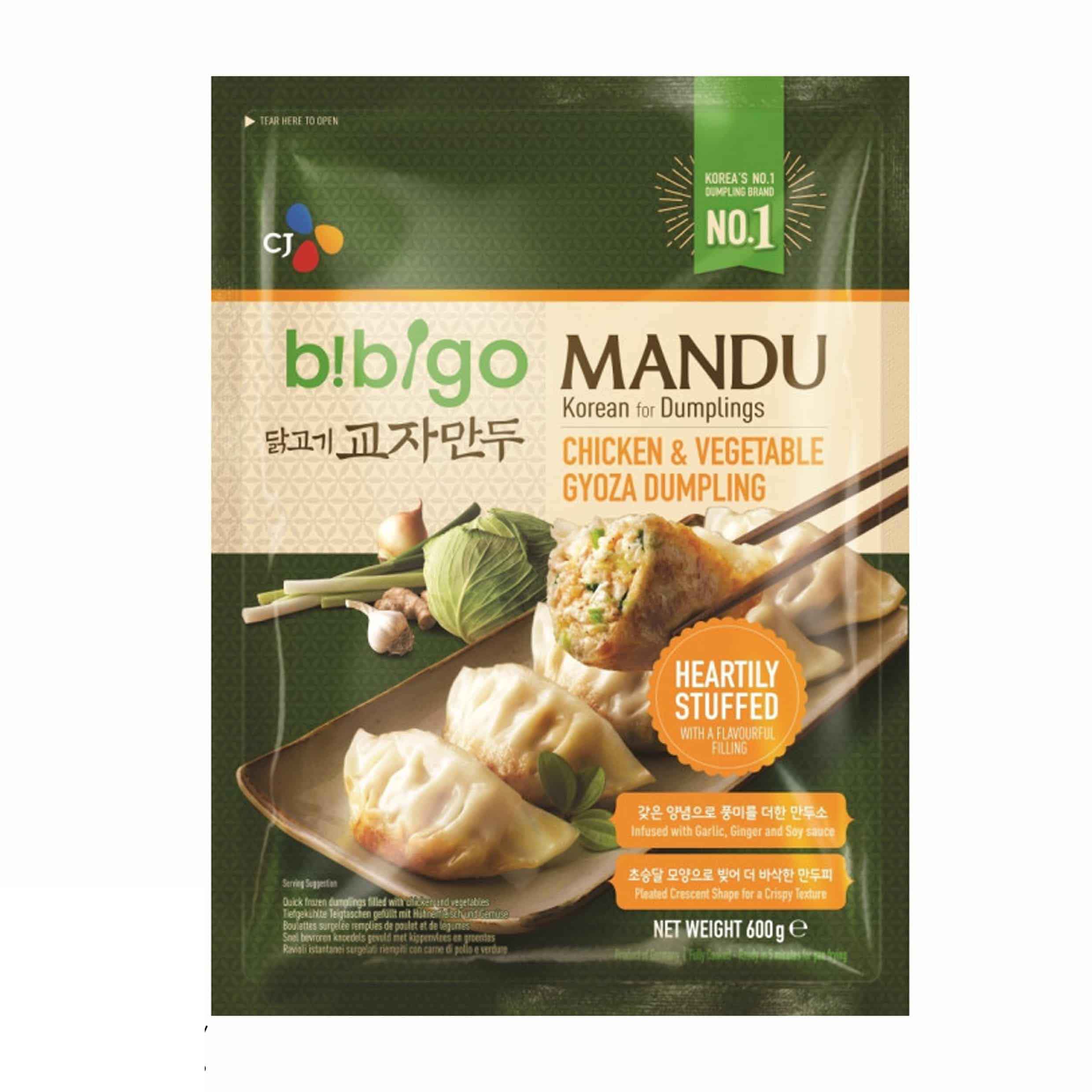 Bibigo Gyoza Kyllingbryst og 5 Grønnsaker 600g