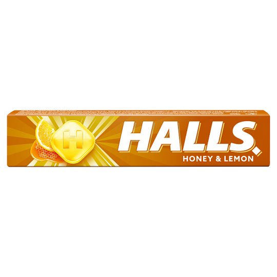 Halls Honey Lemon 33,5g – drops med honning og sitronsmak