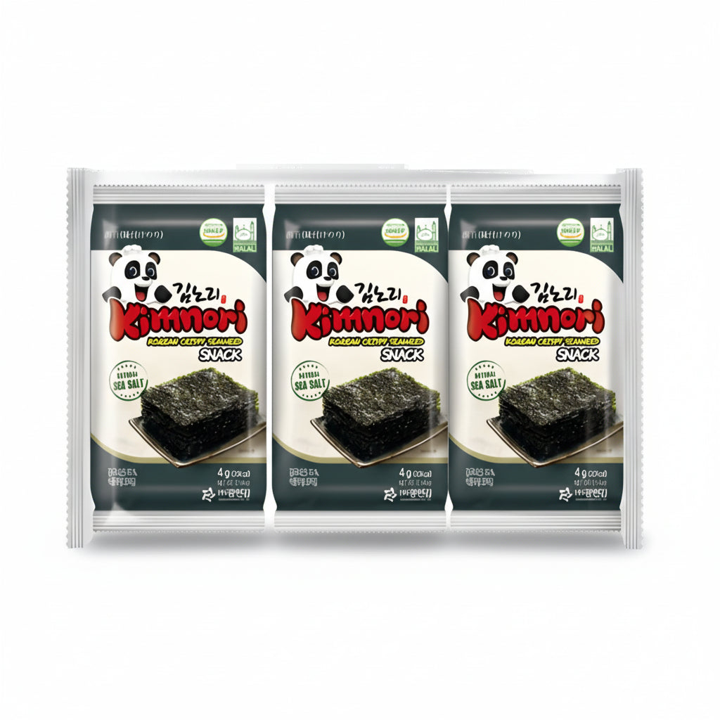 Kimnori Koreansk Sprø Tang Natural 3x4g