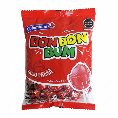 Bon Bon Bum Fresa Colombina