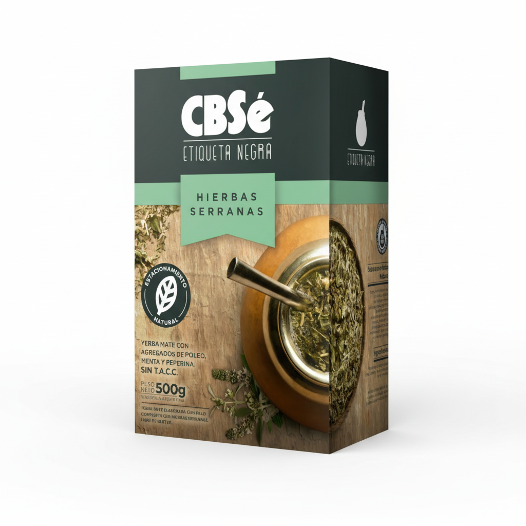CBSé Etiqueta Negra Hierbas Serranas