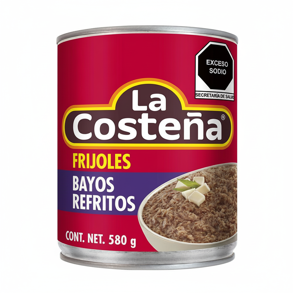 FRIJOLES REFRITOS BAYOS La costeña