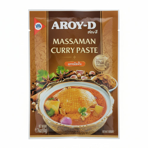 Aroy-D Massaman Curry Paste 50g - produktbilde